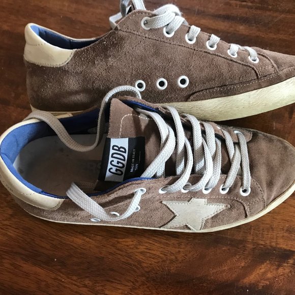 Golden Goose Brown and Cream Sneakers - Picture 6 of 12